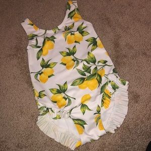 City Streets Toddler Bathing Suit (Lemon)